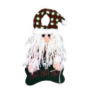 CHRISTMAS 12" SANTA DOOR SIGN DECORATION
